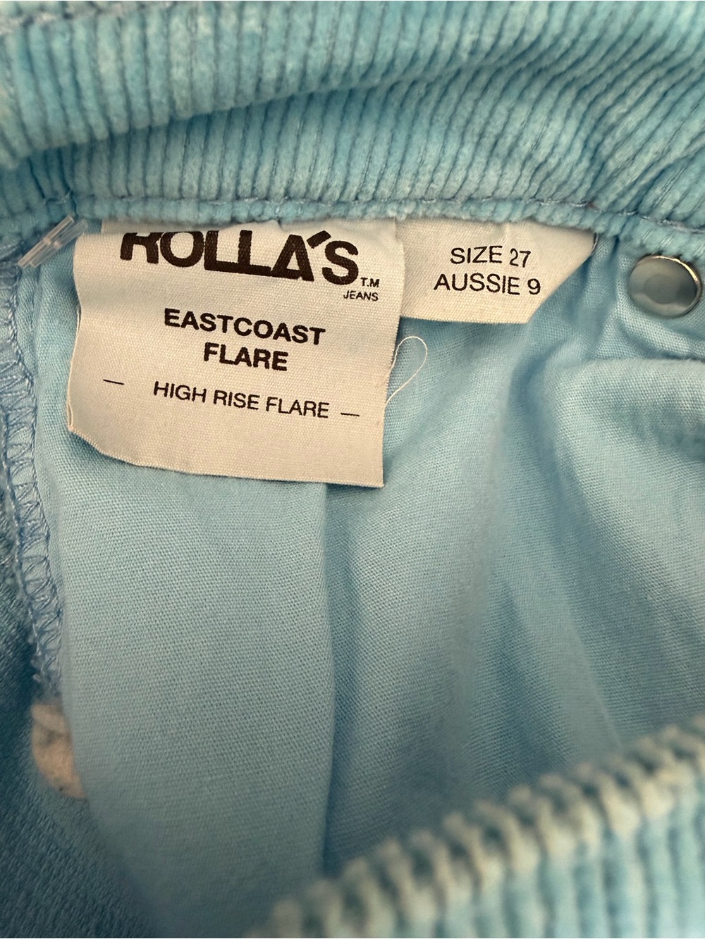 Rolla’s Eastcoast Flare Cords Corduroy Pants 27 - Picture 8 of 10